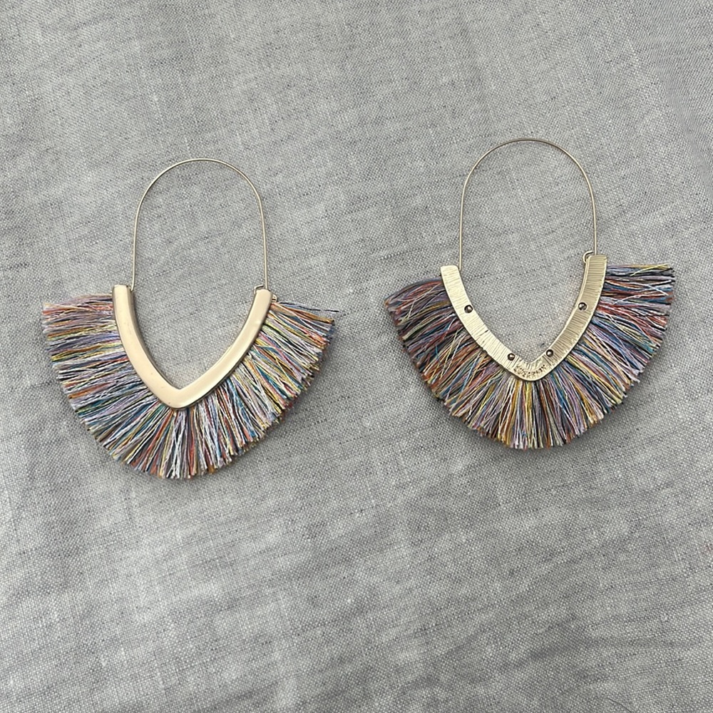 Fringe earrings